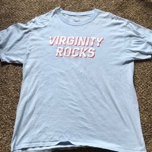 Light Blue “Virginity Rocks” Danny Duncan T-Shirt